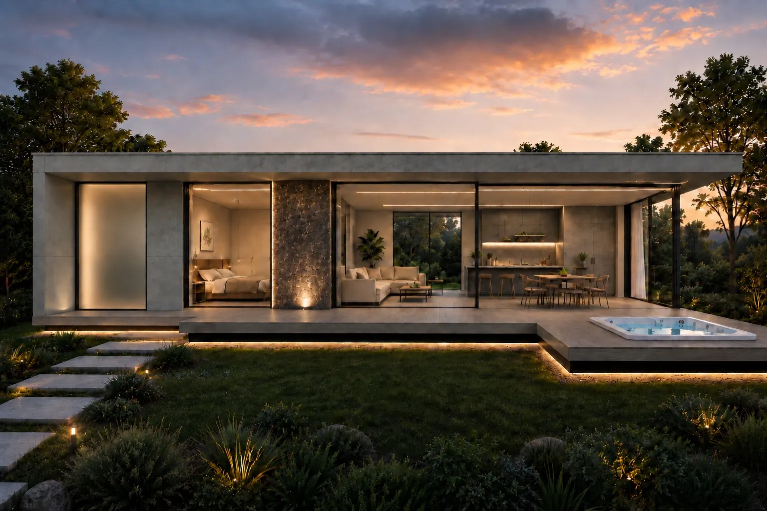 Visualização exterior da Collection Element na cor Concrete